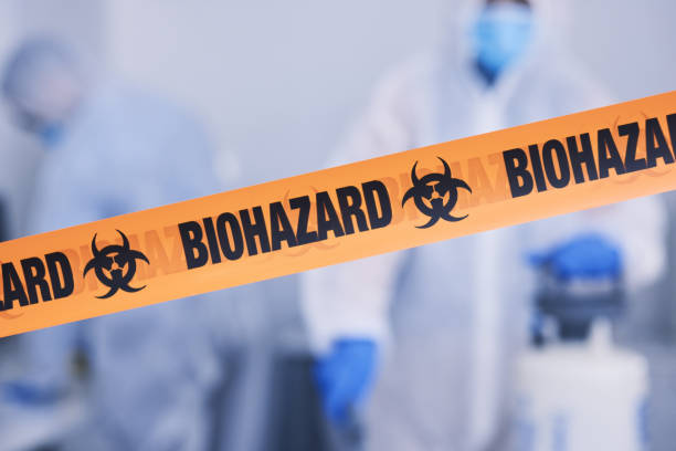 Professional Biohazard Cleanup technician working in Farwell, NE